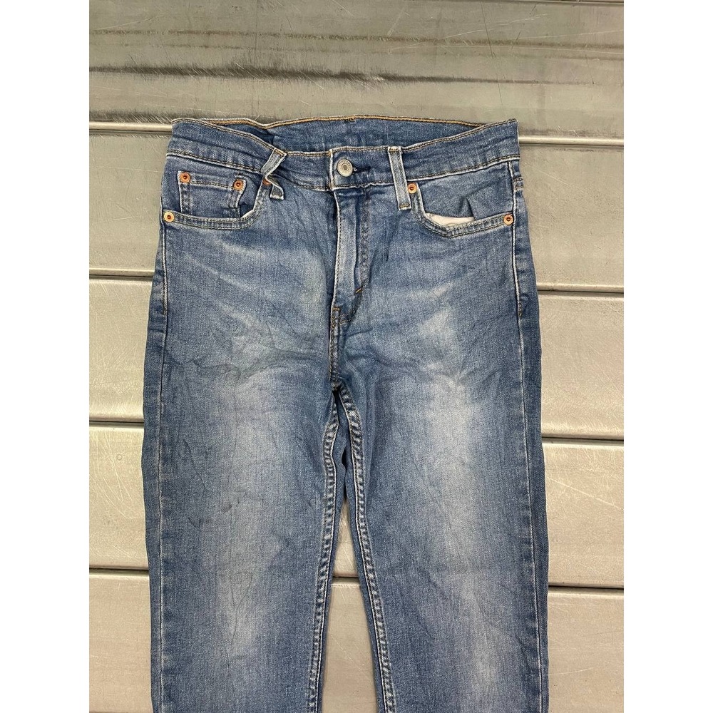 Levis 511 Jeans Mens 28x30 Blue Medium Wash Outdoor Straight - Picture 2 of 15